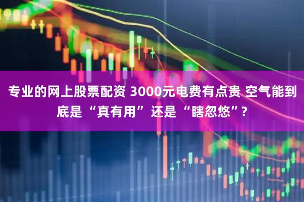 专业的网上股票配资 3000元电费有点贵 空气能到底是 “真有用” 还是 “瞎忽悠”?