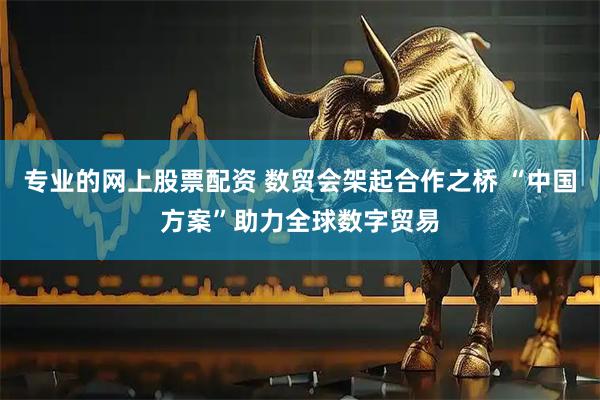 专业的网上股票配资 数贸会架起合作之桥 “中国方案”助力全球数字贸易
