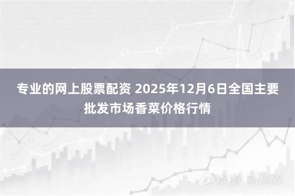 专业的网上股票配资 2025年12月6日全国主要批发市场香菜价格行情