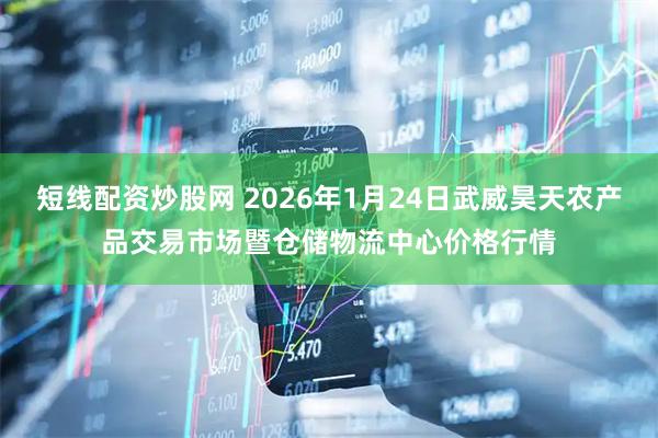 短线配资炒股网 2026年1月24日武威昊天农产品交易市场暨仓储物流中心价格行情